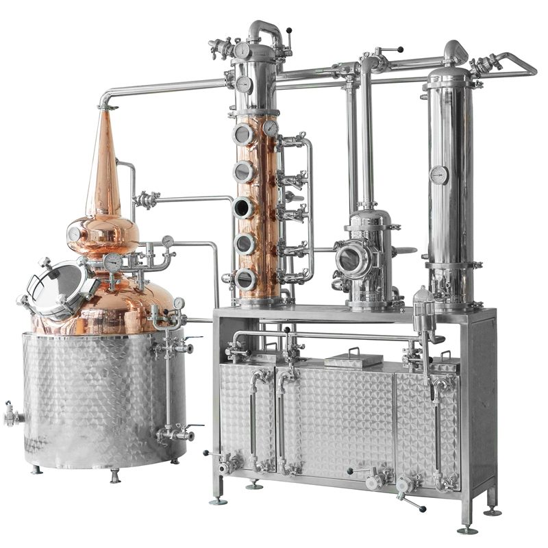 200L Alcohol Gin Brandy Vodka Distillation Equipment